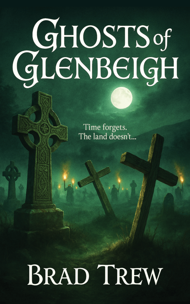 Ghosts of Glenbeigh book cover. Written by Author Brad Trew.